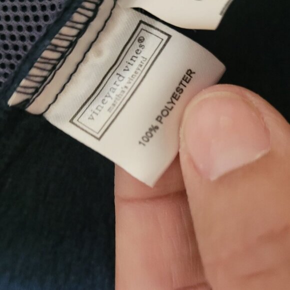 Vineyard Vines Boys Fleece Vest Navy Blue Whale Size M 12-14 - Picture 5 of 9